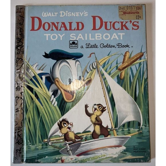 A Little Golden Book - Disney’s Mickey, Donald, Pinocchio & Jungle Book VTG 4 - Picture 4 of 10